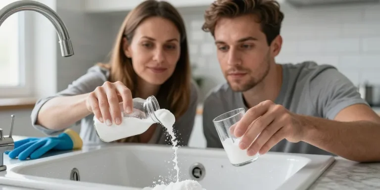 deboucher avec bicarbonate