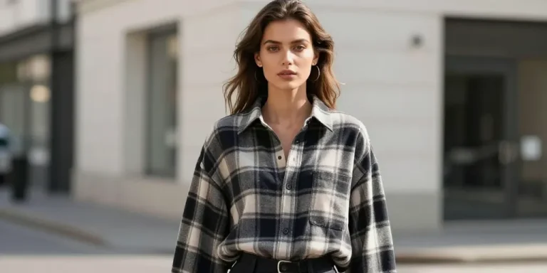 chemise à carreaux femme tendance