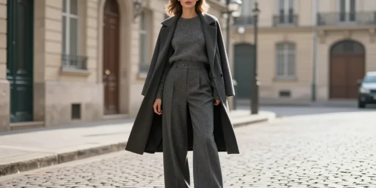 comment porter un pantalon large en hiver