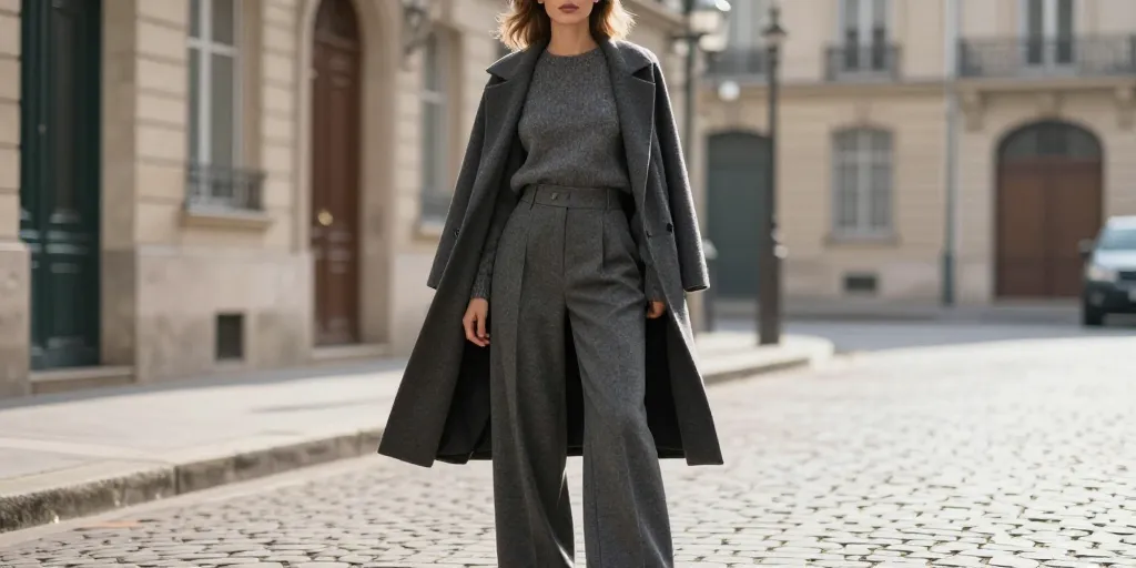 comment porter un pantalon large en hiver