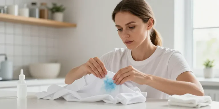 tâches d'encre sur vêtement
